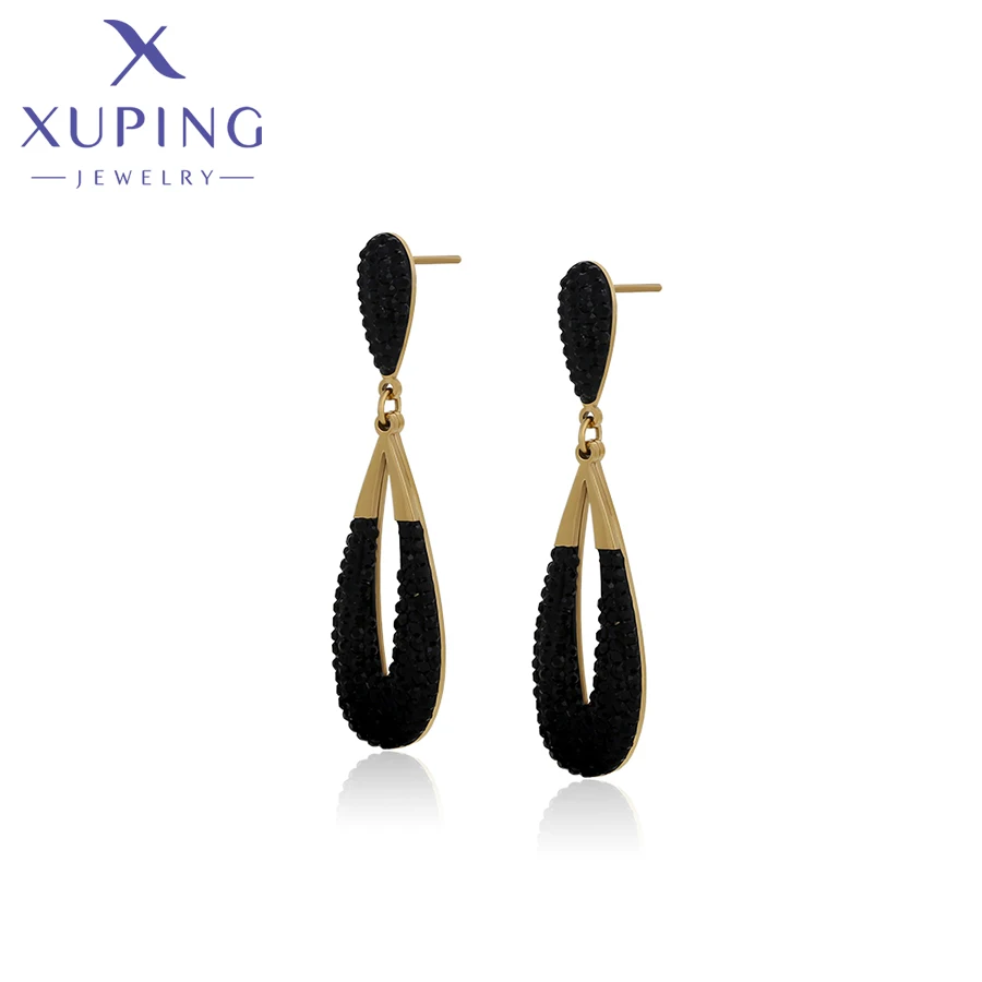 Ювелирные изделия Xuping, Новое поступление, серьги в стиле капель из нержавеющей стали для женщин, подарки на День рождения A00795661