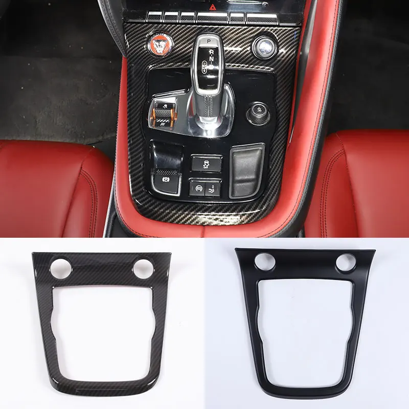 Для Jaguar F-TYPE f type 2013-2024 Автомобильная Коробка Передач Декоративная Рамка Наклейка ABS Из Углеродного Волокна Аксессуары для интерьера 1 шт LHD