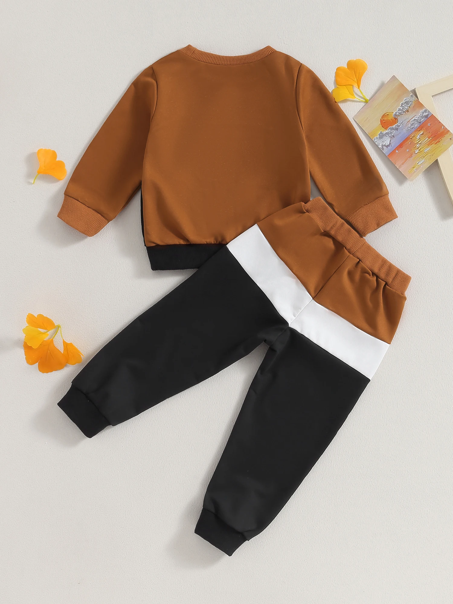 Комплект одежды из 2 предметов для маленьких девочек, топ с цветочным принтом и рукавами-рюшами, комплект леггинсов для малышей, весенний спортивный костюм