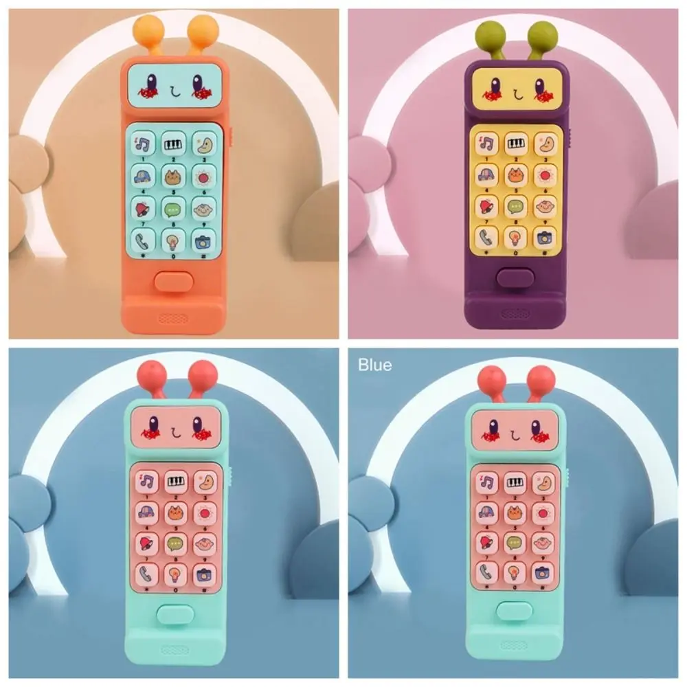 Доступно в трех цветах, детская игрушка-телефон, прорезыватель для зубов, ABS, ранняя развивающая игрушка для младенцев, имитирующая голосовую игрушку с поддельным телефоном
