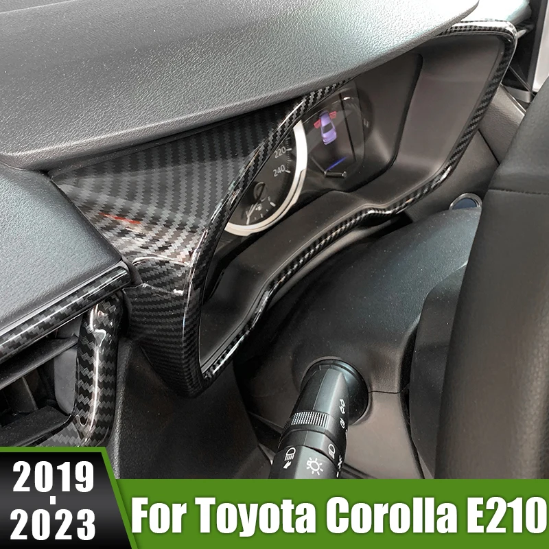 Для Toyota Corolla E210 2019 2020 2021 2022 2023 Гибридный ABS Автомобиль Передняя Приборная Панель Декоративная Рамка Панель Наклейка Крышка Отделка Полоса