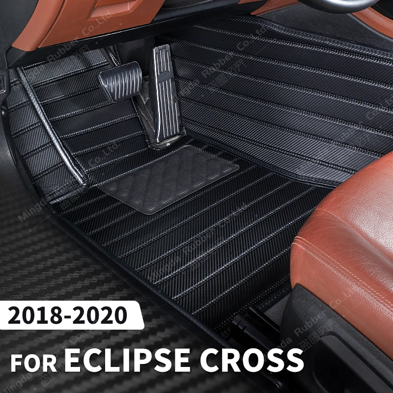 Изготовленные на заказ коврики из углеродного волокна Для Mitsubishi Eclipse Cross 2018-2020, 19-футовый Ковер, Автомобильные Аксессуары для интерьера