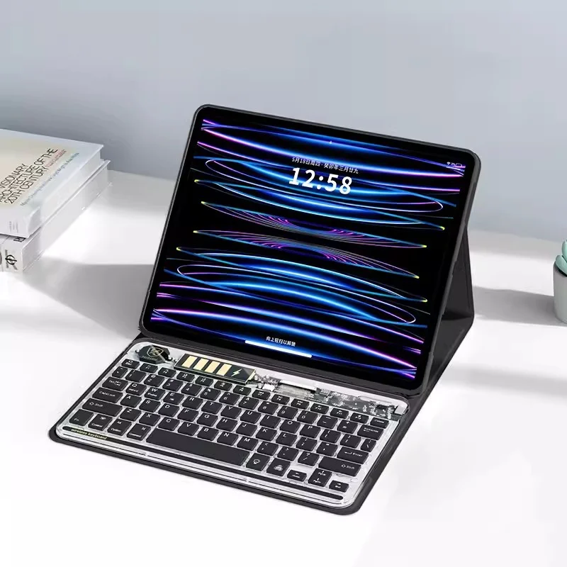 Чехол для клавиатуры Realmpad X 10,95 Дюйма 2022 7-Цветная Съемная крышка клавиатуры с подсветкой Realmpad X 10,95 Дюйма