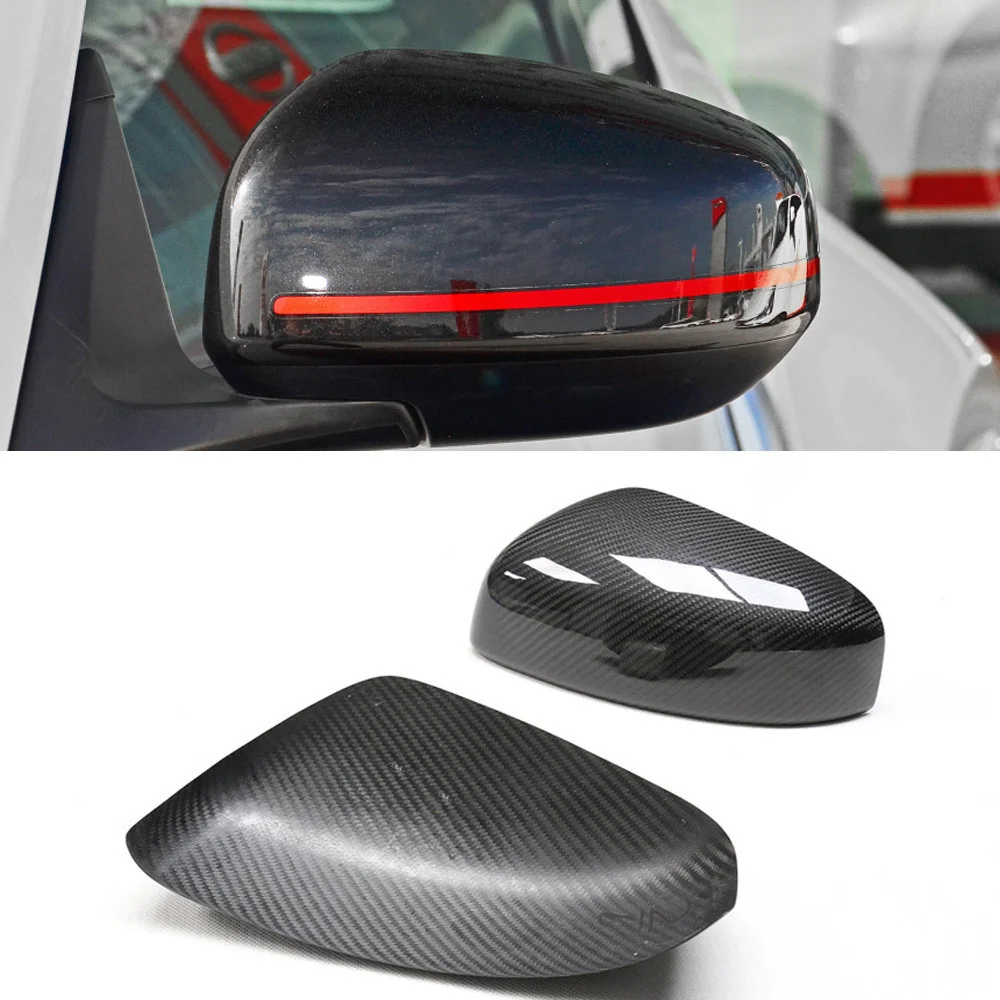 Крышка бокового зеркала заднего вида из настоящего углеродного волокна для Nissan 370Z 2012-2020