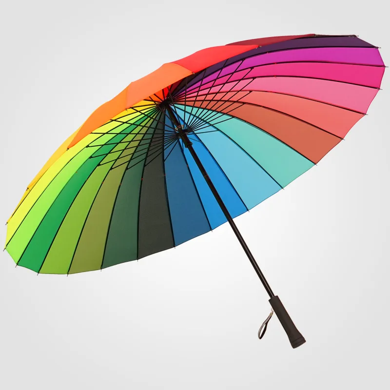 Красочный женский Зонт С Ветрозащитной Прочной эстетической Солнцезащитной отделкой, Прочный Роскошный Зонт Plage Для улицы