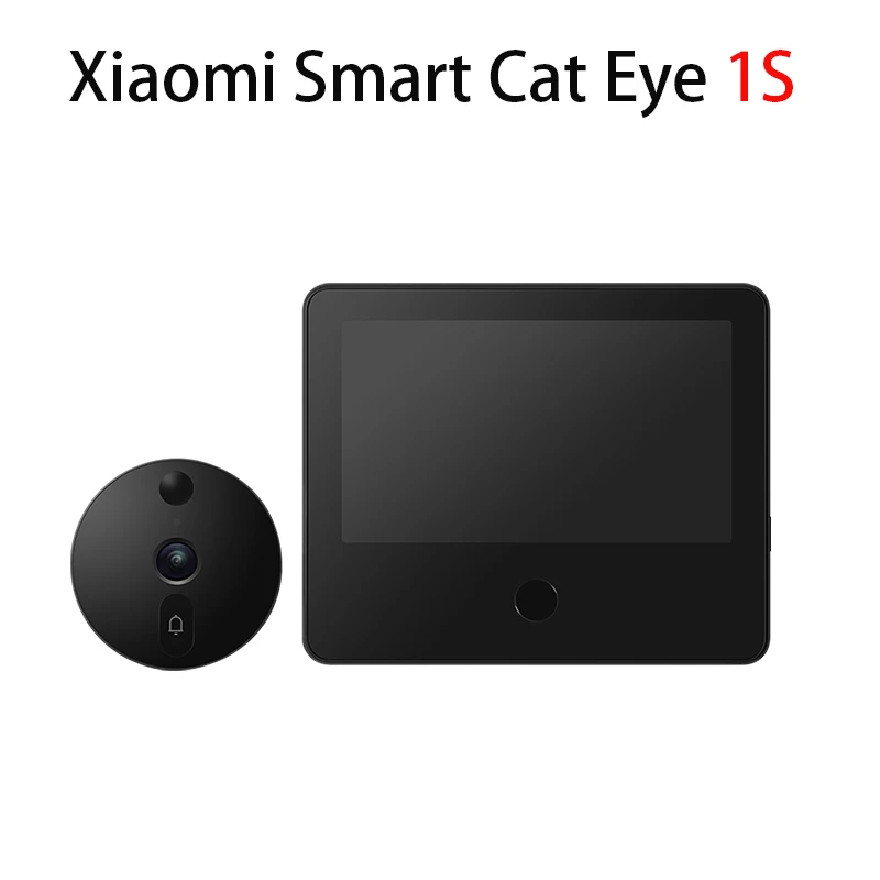Xiaomi Mijia Умный Видеодомофон Кошачий Глаз 1S Дверная Зеркальная Камера IPS Экран Инфракрасного Ночного Видения AI Распознавание Лица Противоугонная