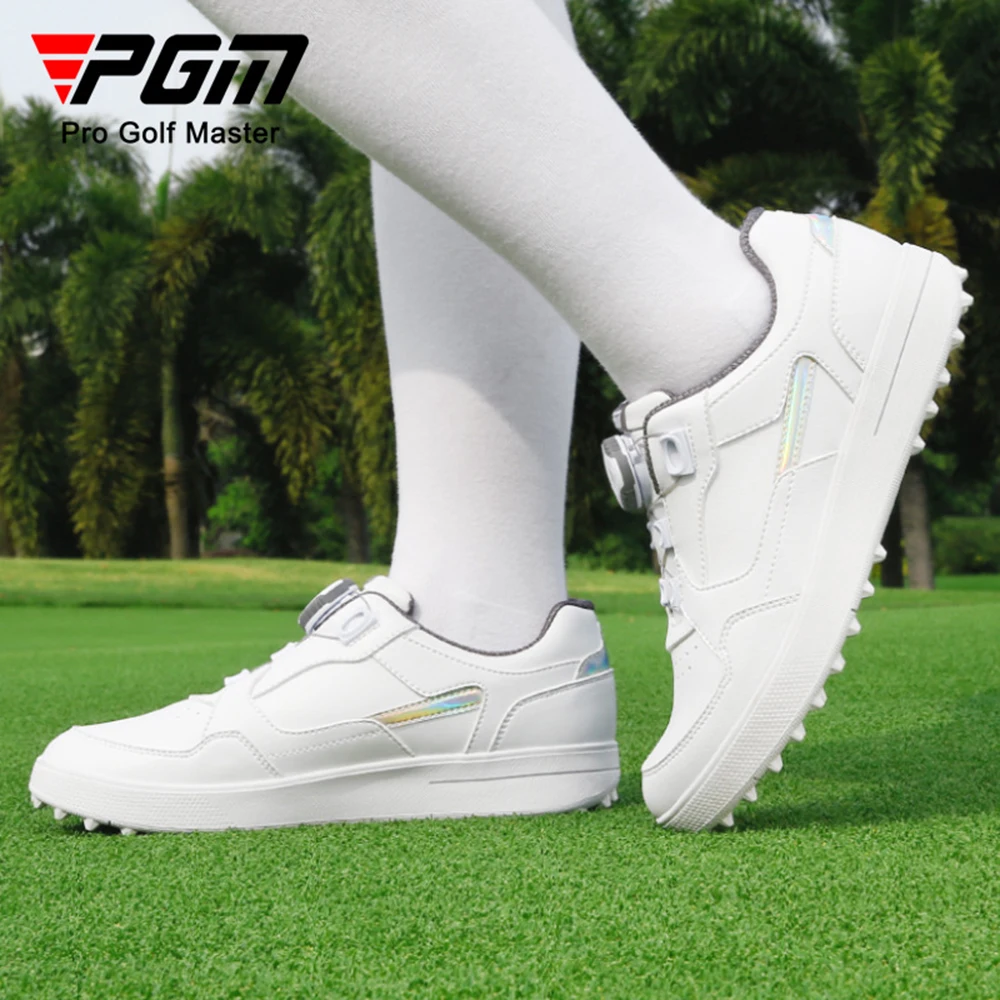 Женская обувь для гольфа PGM, водонепроницаемые нескользящие повседневные мягкие дышащие кроссовки, женские модные кроссовки с ремешком на ручке
