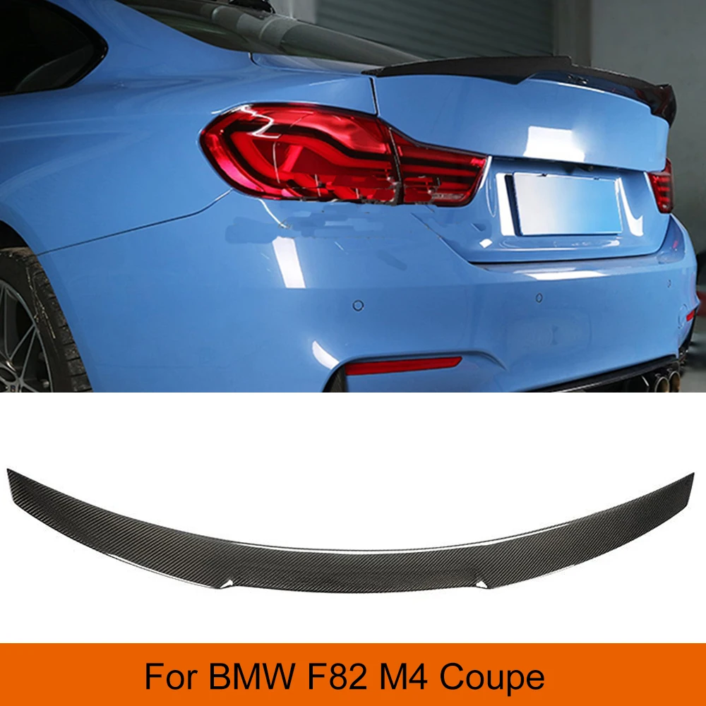 Карбоновый задний спойлер багажника Для BMW M4 F82 M4 Спойлер Карбоновые задние крылья багажника 2014 - UP