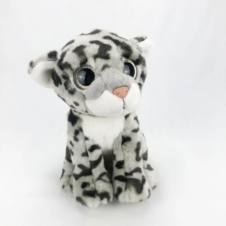 милая плюшевая высококачественная леопардовая игрушка в подарок, кукла около 25 см