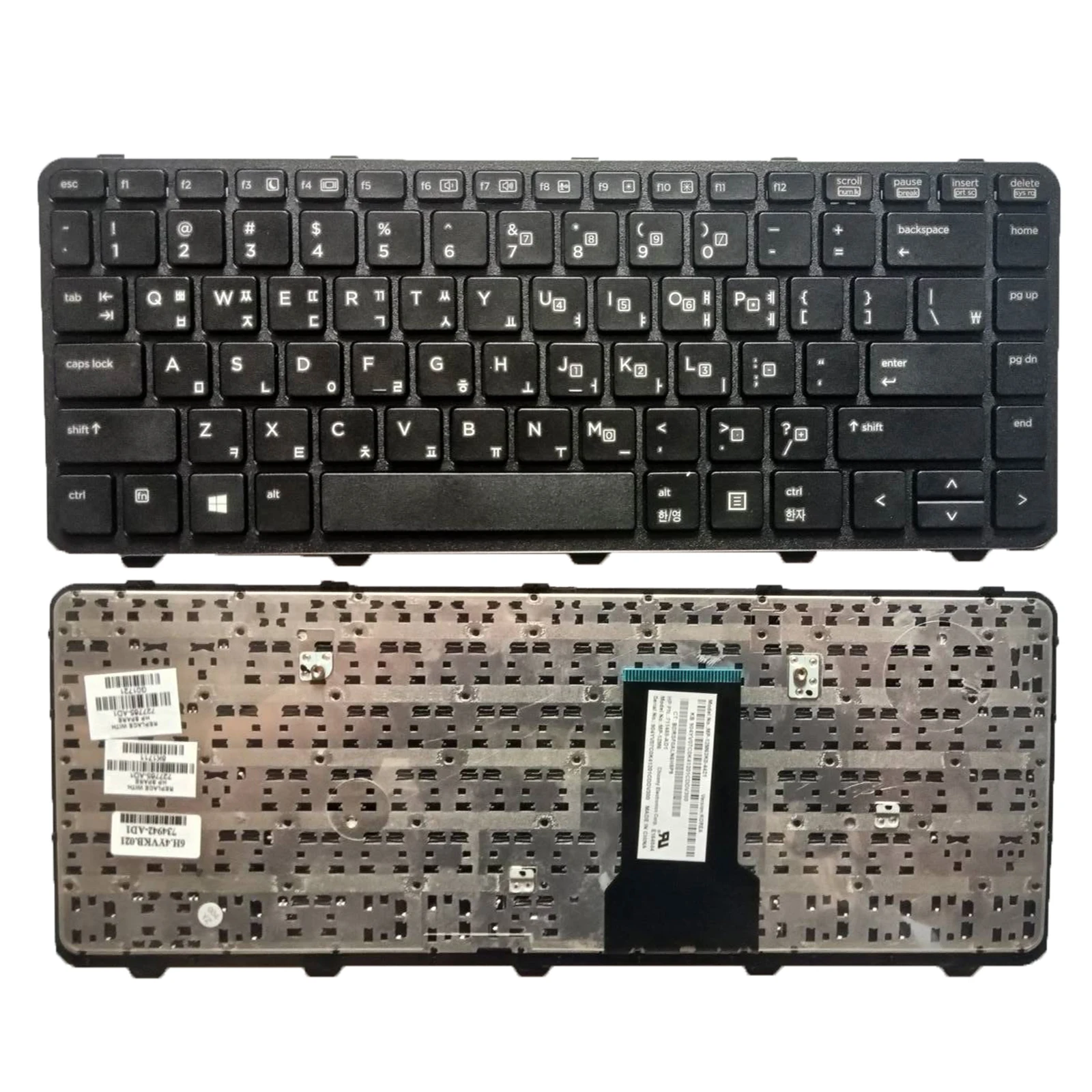 Новая корейская клавиатура для HP ProBook 430 G1 с рамкой black KR