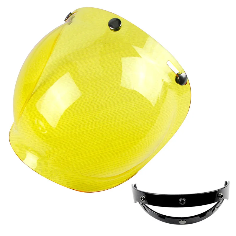 Мотоциклетный Откидной Пузырчатый козырек для шлема с открытым лицом, козырек для мото шлема, защитные очки Casco в стиле ретро, Мото линзы