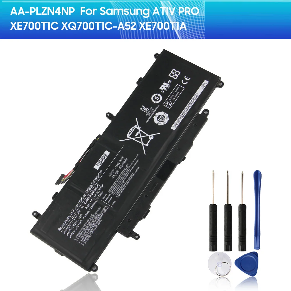 Новый аккумулятор AA-PLZN4NP для Samsung ATIV PRO XE700T1C XQ700T1C-A52 XE700T1A Сменный аккумулятор 6540 мАч + инструменты
