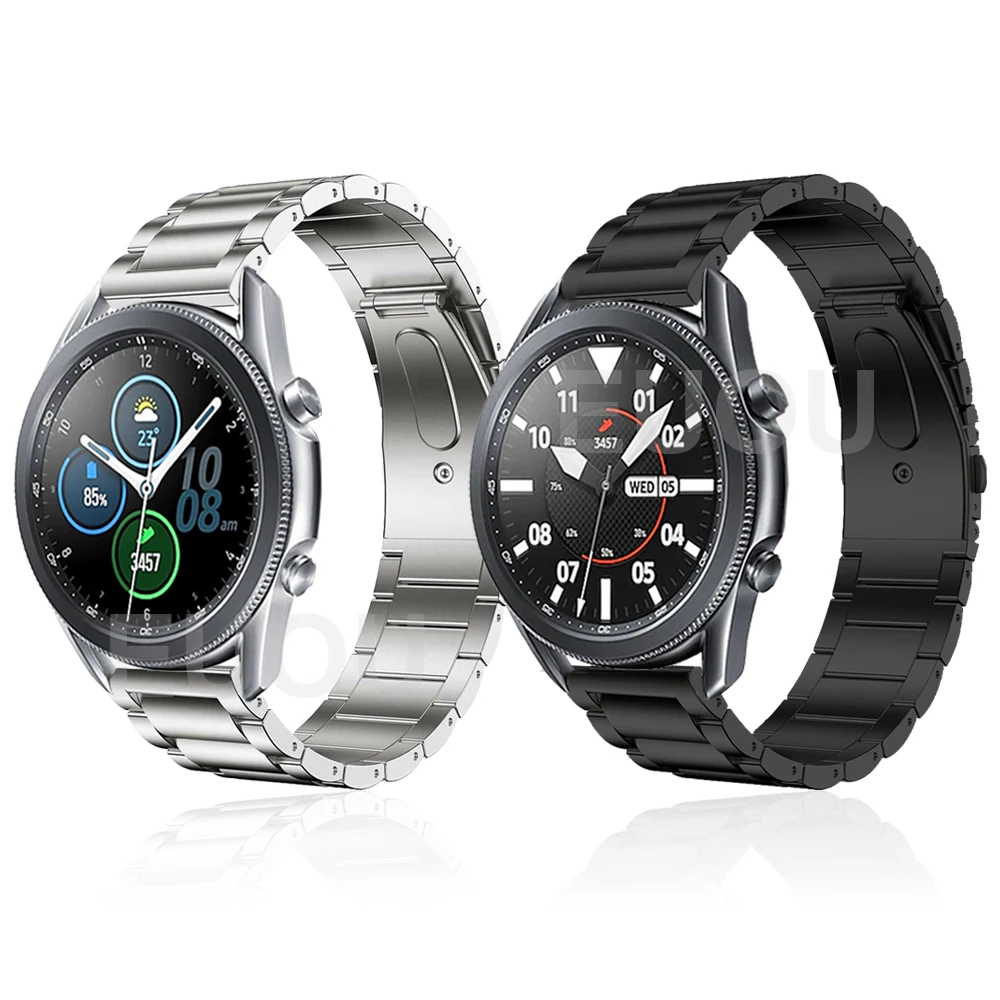 Для Samsung Galaxy Watch 3 45 мм Титановый Ремешок Galaxy Watch 46 мм/Gear S3 Smartwatch Ремешок Для Часов Металлический Браслет ремешок