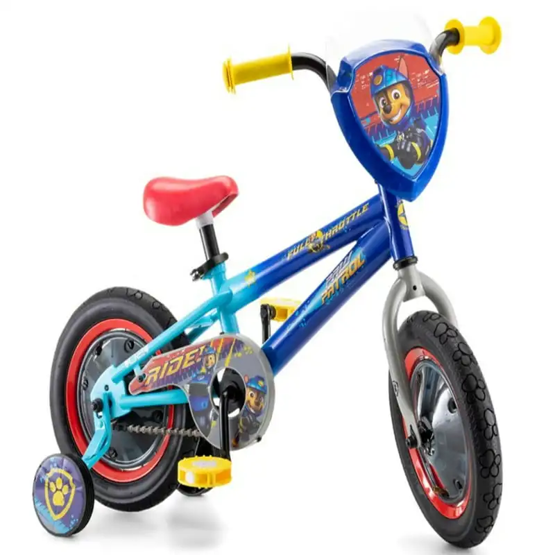 Велосипед-погоня для мальчиков, 12 дюймов Колеса, возраст 2-4, синий
