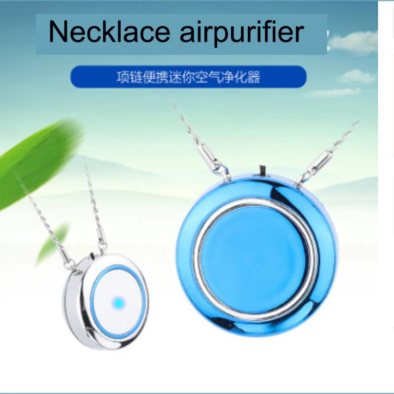 Очиститель воздуха для ожерелья, USB портативное персональное носимое ожерелье, отрицательный ионизатор, анионный очиститель воздуха, очиститель, освежитель воздуха