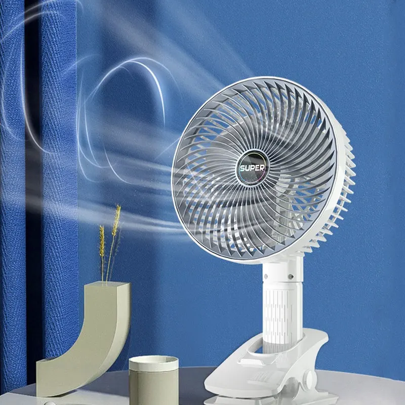 Портативный вентилятор USB, Перезаряжаемый, с 3 передачами, Беспроводной Электрический вентилятор, ручной вентилятор, циркуляционный вентилятор, охлаждающий Вентилятор для кемпинга, рабочего стола, офиса
