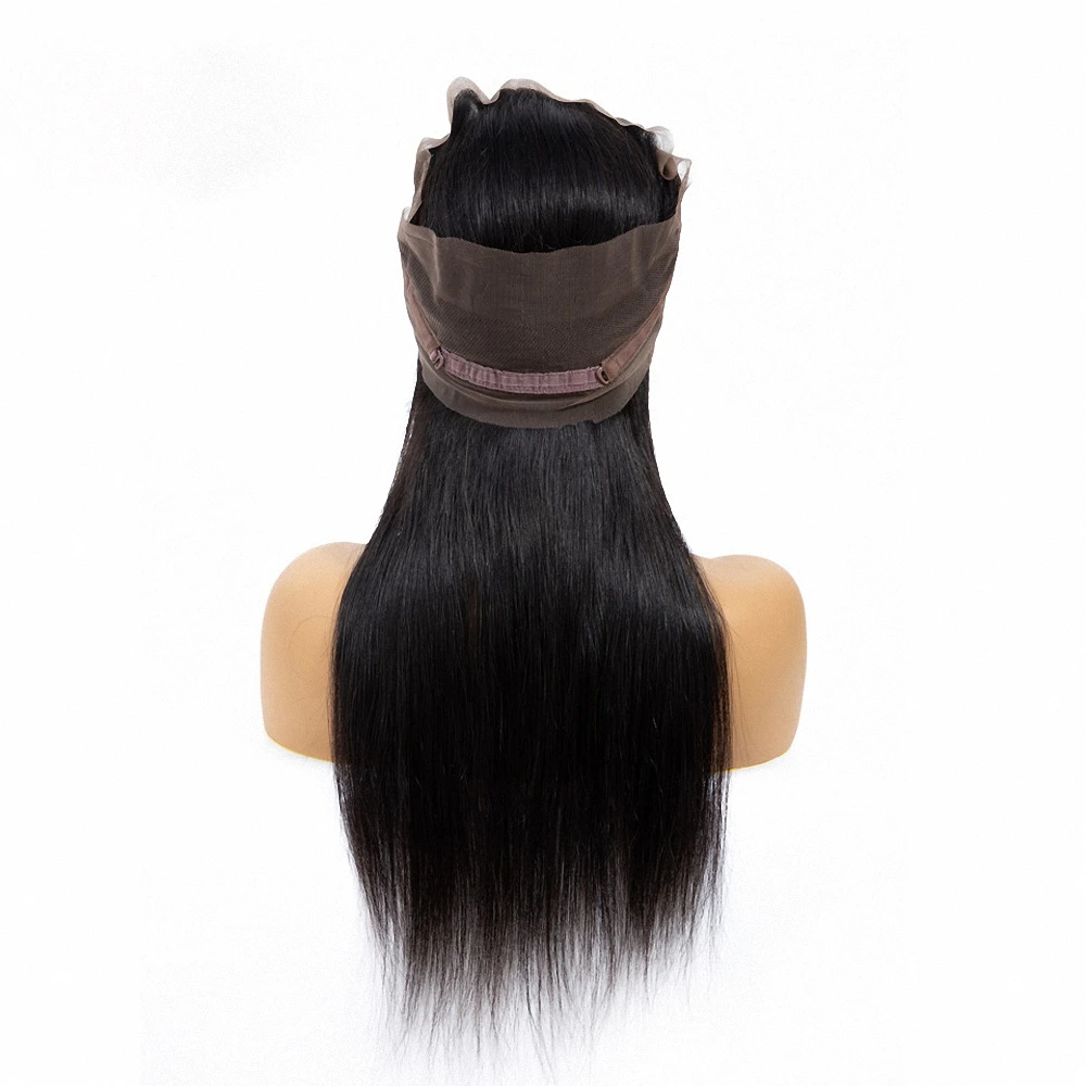 Bliss Прозрачная Кружевная Фронтальная застежка HD с прямыми волосами, Кружевная застежка 360 Градусов для женщин, Натуральная линия человеческих волос, застежка из волос Remy