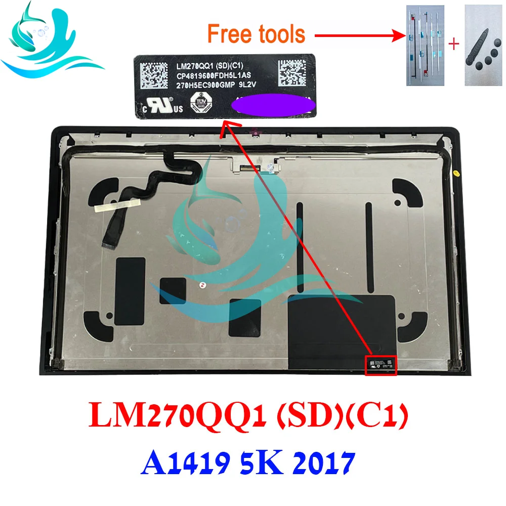 Оригинальный 5K A1419 LM270QQ1-SDC2 LM270QQ1-SDC1 Середины 2017 года Для Imac 27 