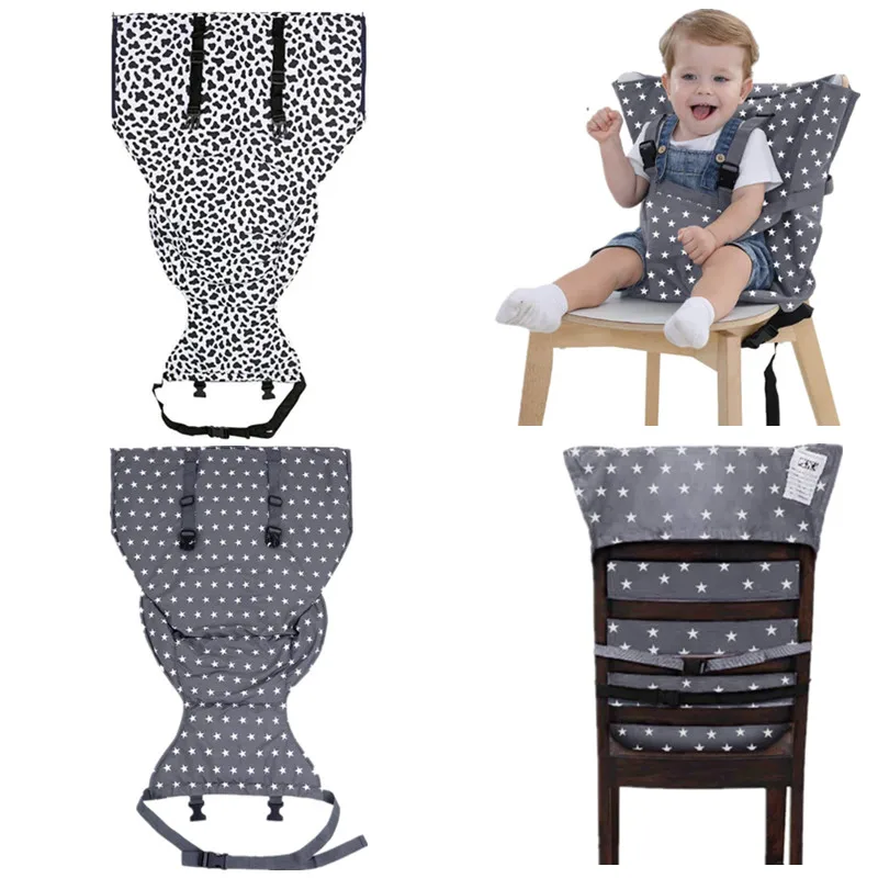 Портативный Моющийся аксессуар для стула с ремнем безопасности на 8 месяцев + Малыш для путешествий, ремень безопасности для стульчика для кормления, нагрудный ремень