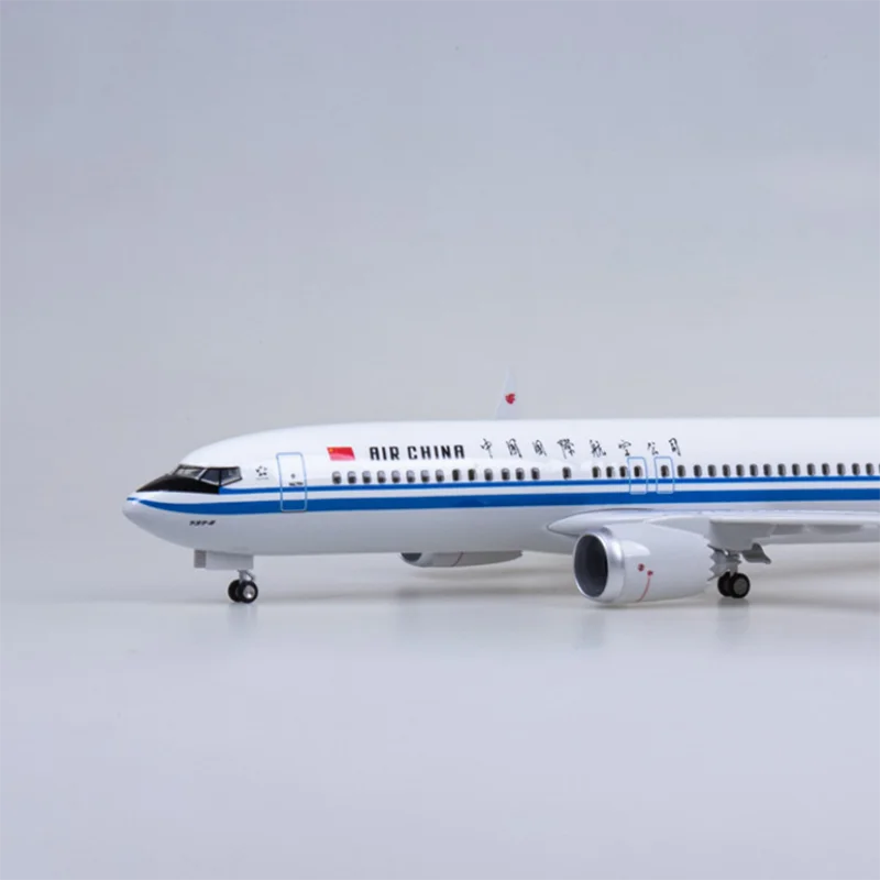 1/85 Масштаб 47 см Самолет 737MAX B737 MAX Aircraft China Airline С Легким Колесным Шасси Из Пластиковой Смолы Модель Самолета Игрушка