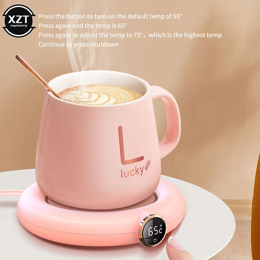 Интеллектуальная подставка для кофе с постоянной температурой, чашка для подогрева воды с молоком, чай, коврик для офиса