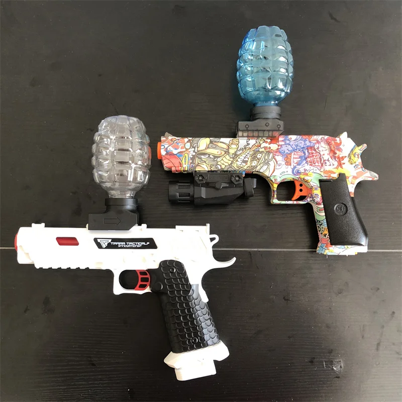Электрический Гелевый шариковый Бластер, перезаряжаемый и автоматический Страйкбольный пистолет, Игрушечный пистолет с водяными шариками для взрослых и детей