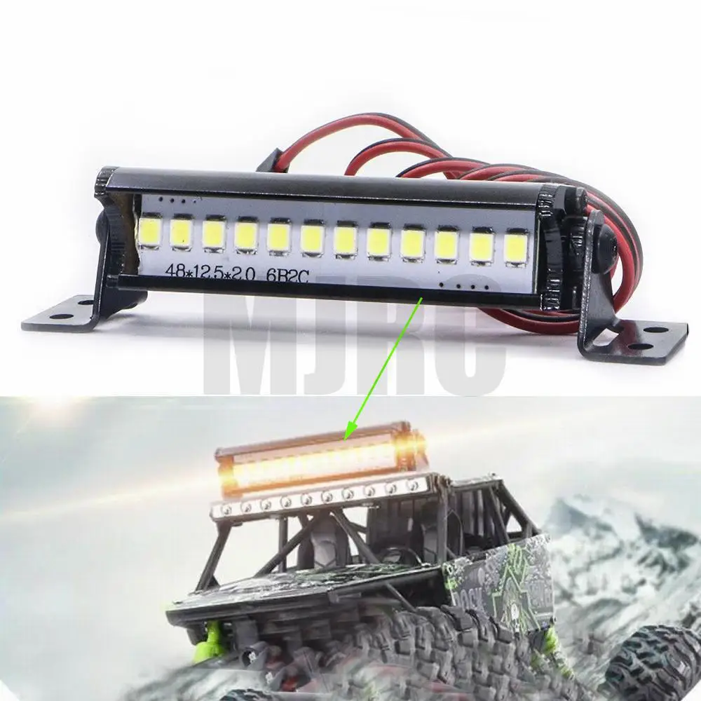 яркие светодиодные фонари классный аксессуар для модели автомобиля 50 мм RC светодиодная панель светодиодов Лампа 1: 10 RC Автомобильная деталь для TRX4 90046 90048 SCX10