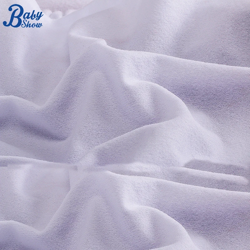 Babyshow Замшевая ткань Ткань Белая 1 * 1,5 М Материал для тканевых подгузников Подкладка Супервпитывающий внутренний материал подгузника