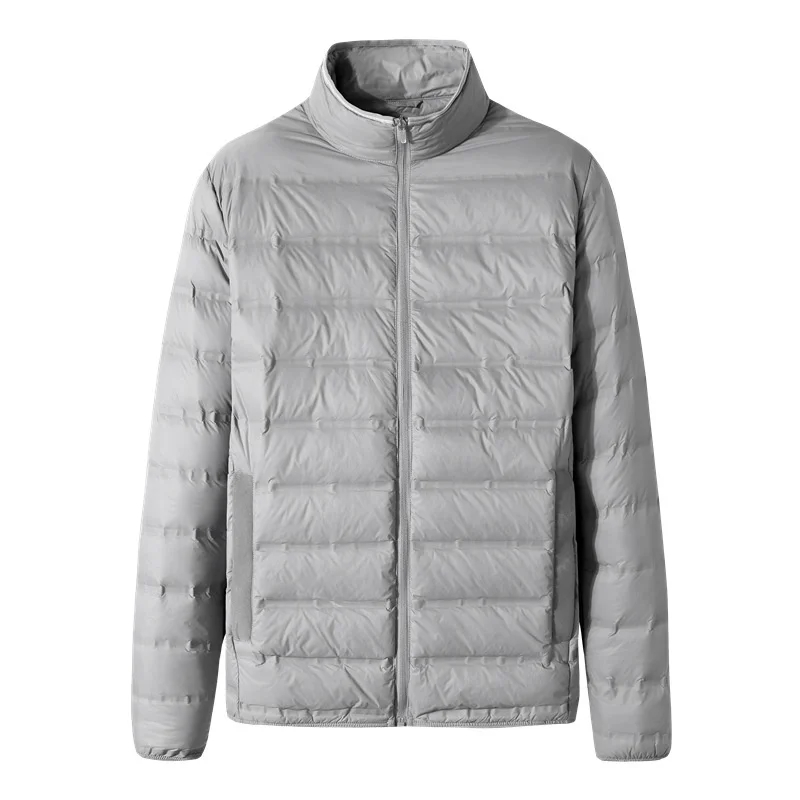 Трендовая брендовая мужская одежда Оверсайз 5XL 6XL 7XL, 90% Белый утиный пух, Осенне-зимние Деловые повседневные мужские куртки