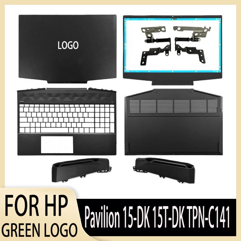 Новый ЖК-дисплей для ноутбука HP Pavilion 15-DK 15T-DK TPN-C141, Задняя крышка/Передняя панель/Петли/Подставка для рук, Верхний корпус/Нижний корпус L56914-001