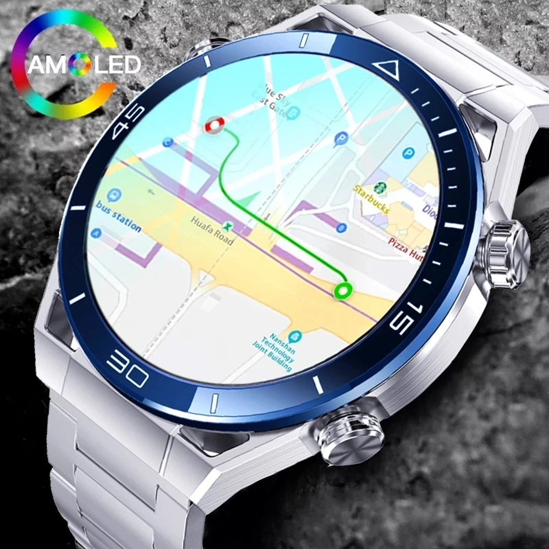 2023 Новые Смарт-часы Мужские NFC ECG + PPG Bluetooth Вызов Smartwatch GPS Трекер Движения Браслет Фитнес Для Huawei Watches Ultimate