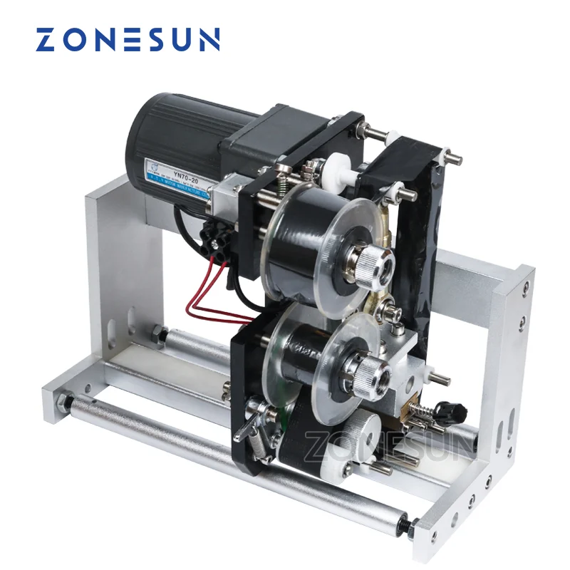 Принтер этикеток с ленточным кодированием даты истечения срока годности ZONEUN, устройство горячего ленточного кодирования Для этикетировочной машины LT-50