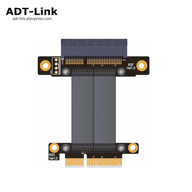 Удлинитель PCIe 3.0 x4 от мужчины к женщине x4 32G/bps Материнская плата PCI-E III 4x Графический SSD RAID Extender Кабель Преобразования ADT