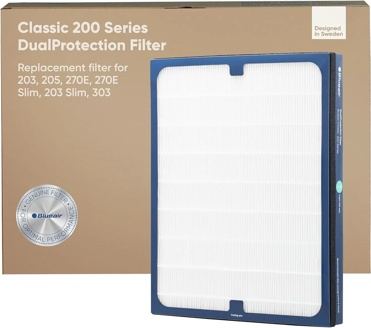 Оригинальный фильтр двойной защиты Classic 200 Series; подходит для классических 280i, 203, 203 Slim, 205, 270E Slim