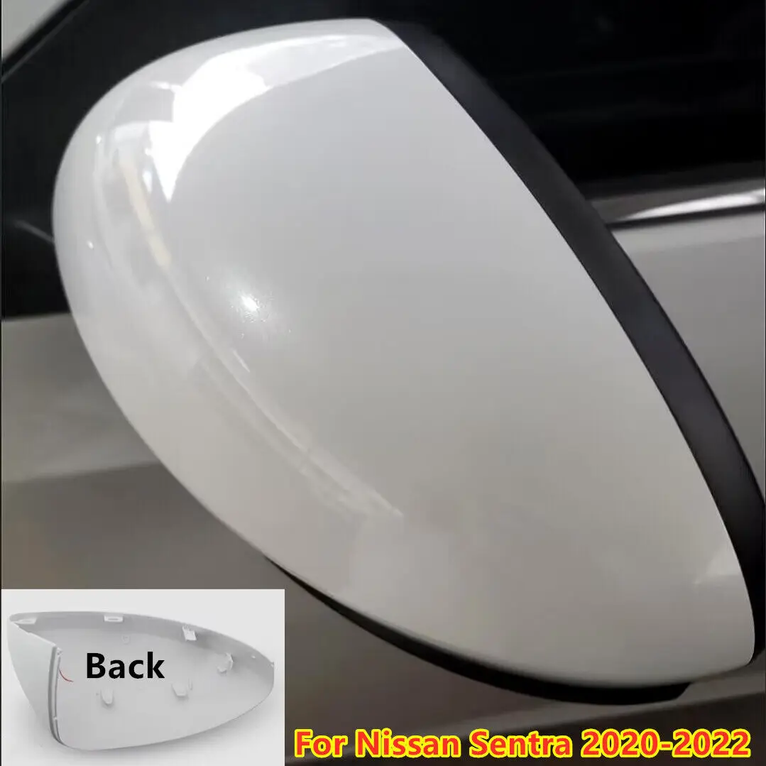 Белая Крышка Рамы Правого Зеркала заднего вида Со Стороны пассажира Для Nissan Sentra 2020 2021 2022