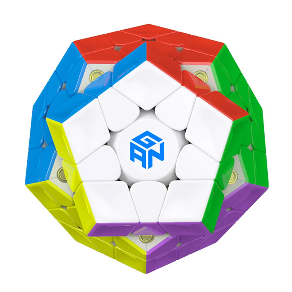 GAN 3X3 Магнитный Куб Megaminxeds GAN Магнитный Куб 3x3x3 Megaminx Волшебный Куб Gans 3x3x3 Образовательный Куб Додекаэдр Скорость Megaminx