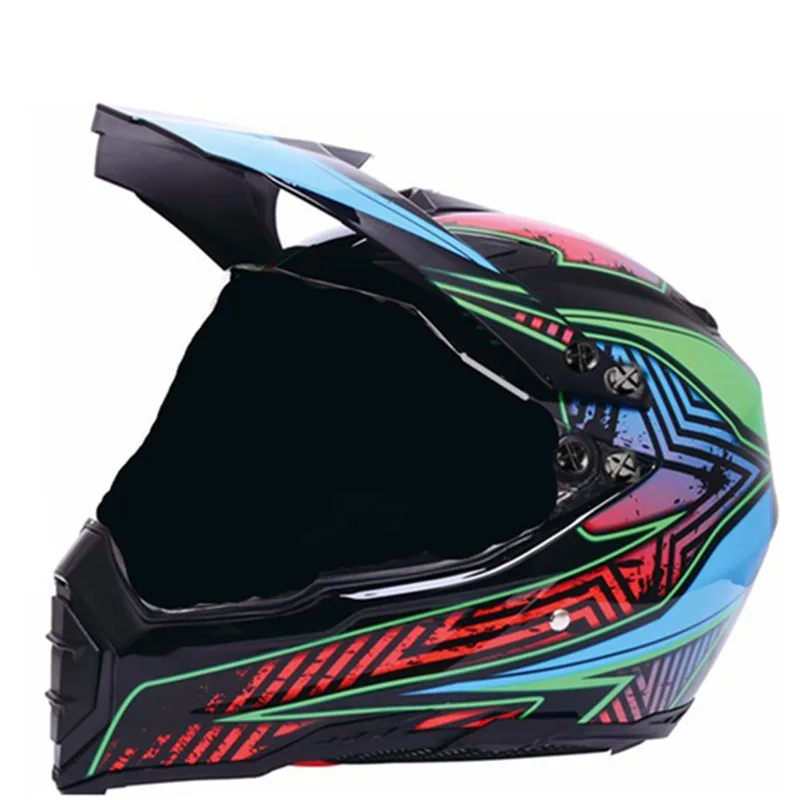 Усовершенствованный шлем для грязевого велосипеда, внедорожный полнолицевой шлем для мотокросса ATV MX Enduro Quad Sport