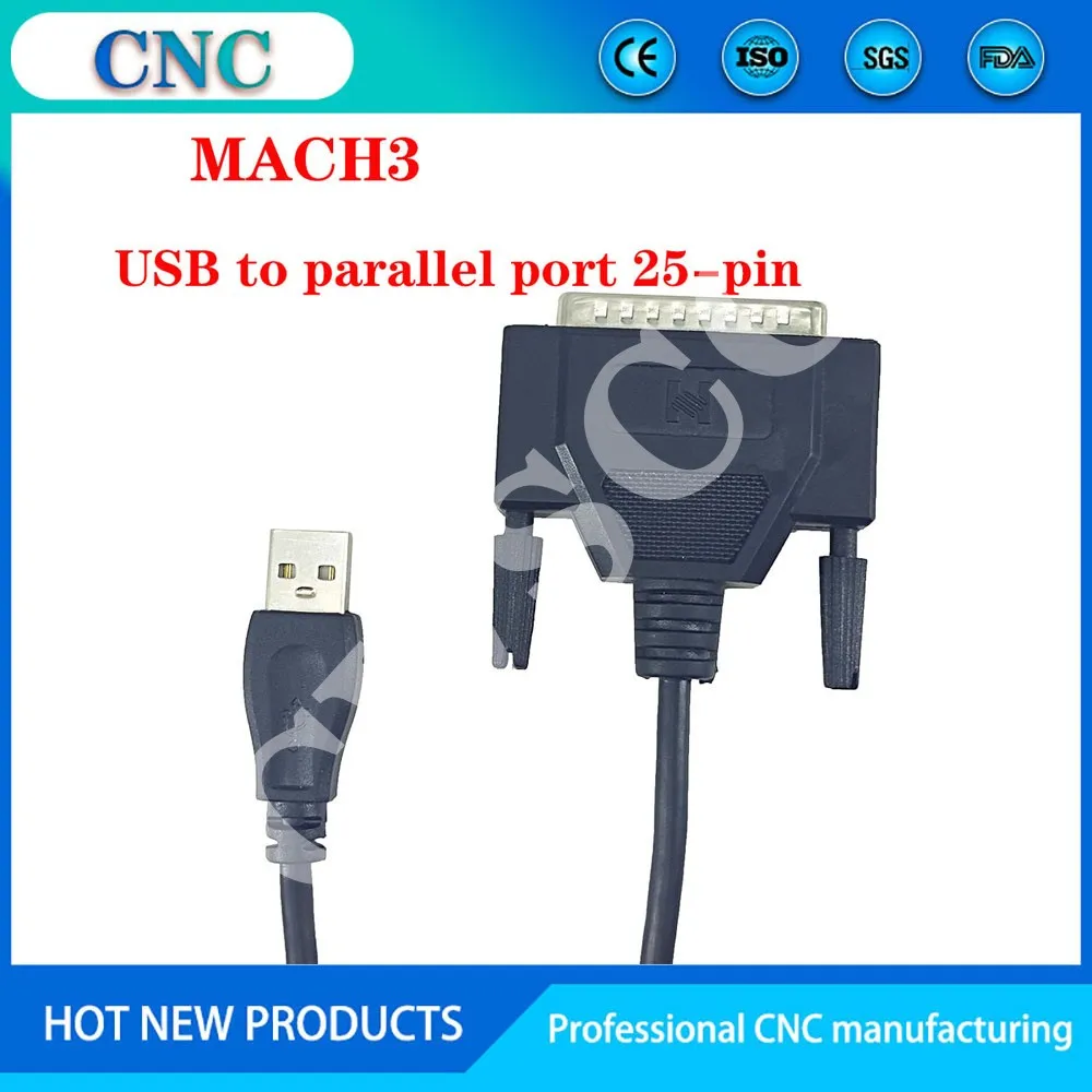 USB CNC Mach3 трехосный четырехосевой гравировальный станок шаговый двигатель параллельный порт линия передачи данных специальная плата управления с ЧПУ