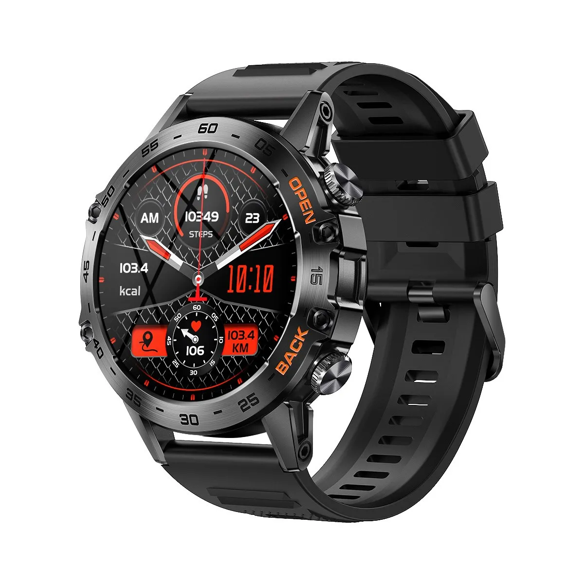 2023 Новые умные часы Для мужчин 400 мАч 1,39 дюйма BT 5,0, спортивные часы, Bluetooth-вызов, Умные часы, Монитор здоровья, Фитнес-браслет, Распродажа