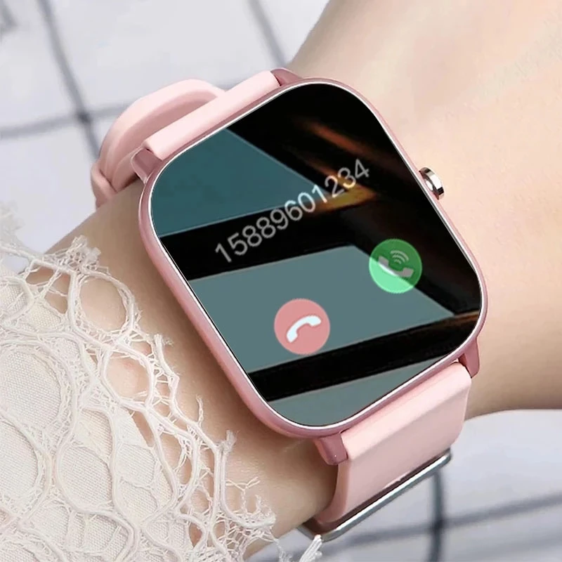 2023 Новые Женские смарт-часы GT20 с Bluetooth-вызовом, 1,69-дюймовый сенсорный экран, модные часы для измерения артериального давления, спортивные умные часы для женщин
