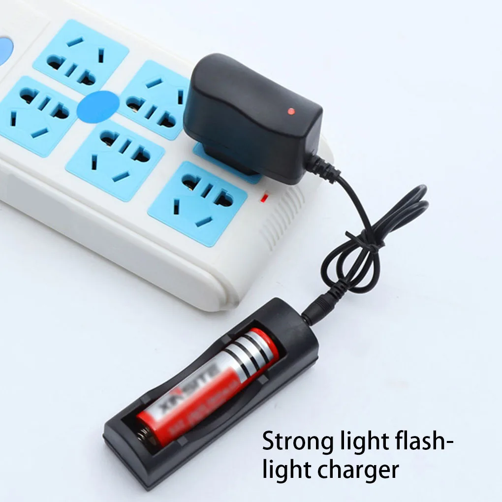 Зарядный фонарик, мощный литиевый адаптер 4 2 В, Емкость штекера 3-5 мм