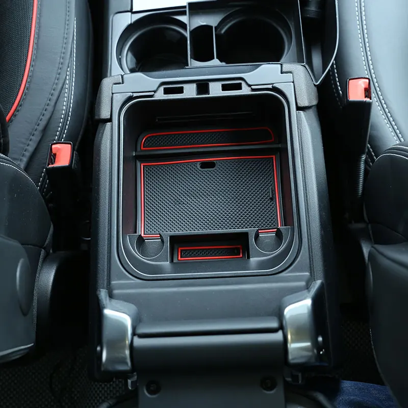 Для Land Rover Discovery 4 LR4 2010-2016 ABS Черный Автомобильный Центральный Ящик Для Хранения Домофона Перчаточный Подлокотник Коробка Автомобильные Аксессуары