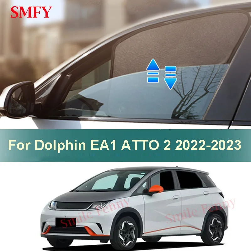 Для BYD Atto 2 Dolphin EA1 EV 2022 2023 Магнитный Автомобильный Солнцезащитный Козырек С защитой от ультрафиолета, Солнцезащитный Козырек, Сетчатый щит, Солнцезащитная крышка