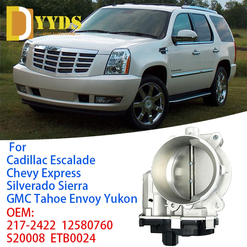 Корпус дроссельной заслонки В сборе Для Cadillac Escalade Chevy Express Silverado Sierra GMC Tahoe Envoy Yukon 12580760 12572658
