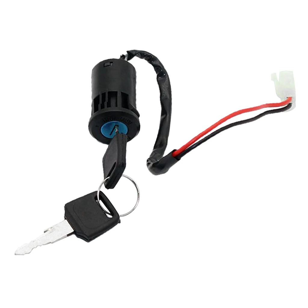 Ключ зажигания ATV с 2 Проводами для Электрического мотоцикла, Скутера, Квадроцикла, Мопеда, Карбюратора Gokart Dirt Bike, 2-проводного ключа зажигания