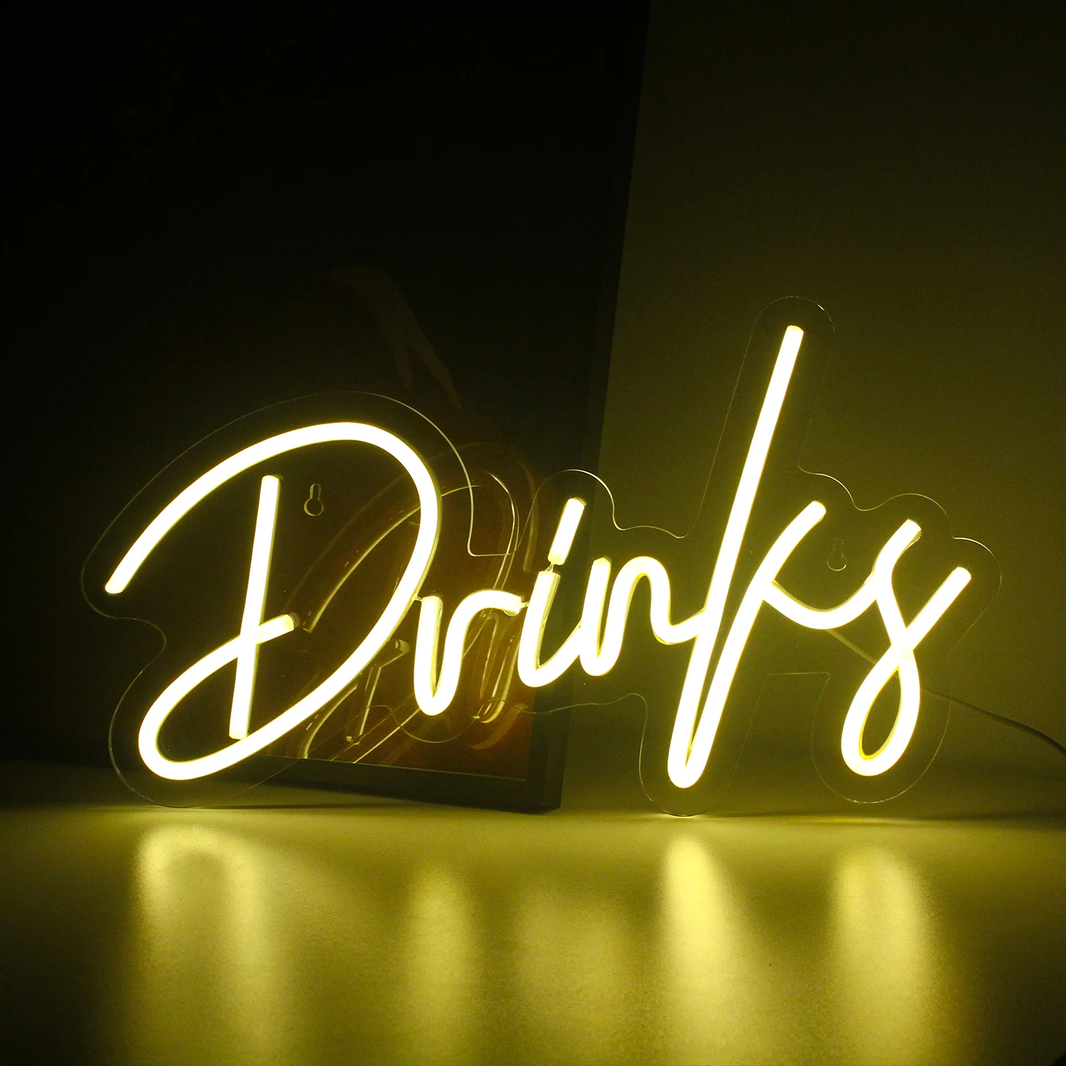 Wanxing светодиодные неоновые вывески для напитков, подсветка для бара, Неоновая буква, настенное освещение, декор для вечеринки в клубе с питанием от USB или аккумулятора