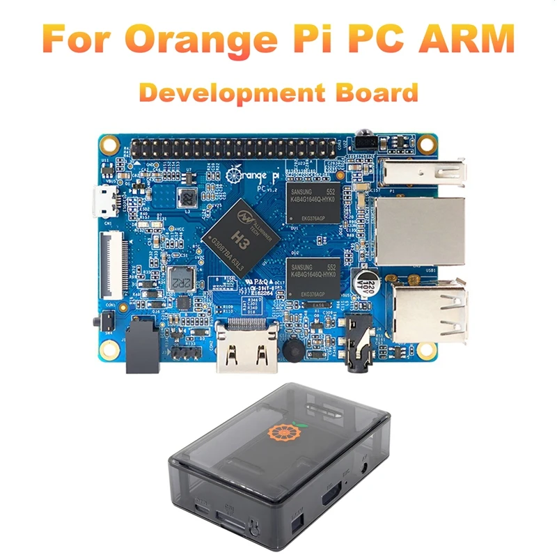 Для платы разработки Orange Pi PC Arm + чехол H3 1GB DDR3 4 Core 1.6G