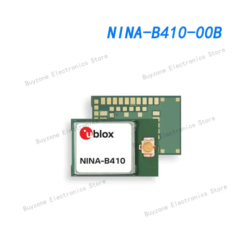 Модули Bluetooth NINA-B410-00B - модуль Bluetooth с низким энергопотреблением 802.15.1, автономный, разъем U.FL, u-образное соединение SW10.0x15.0 мм