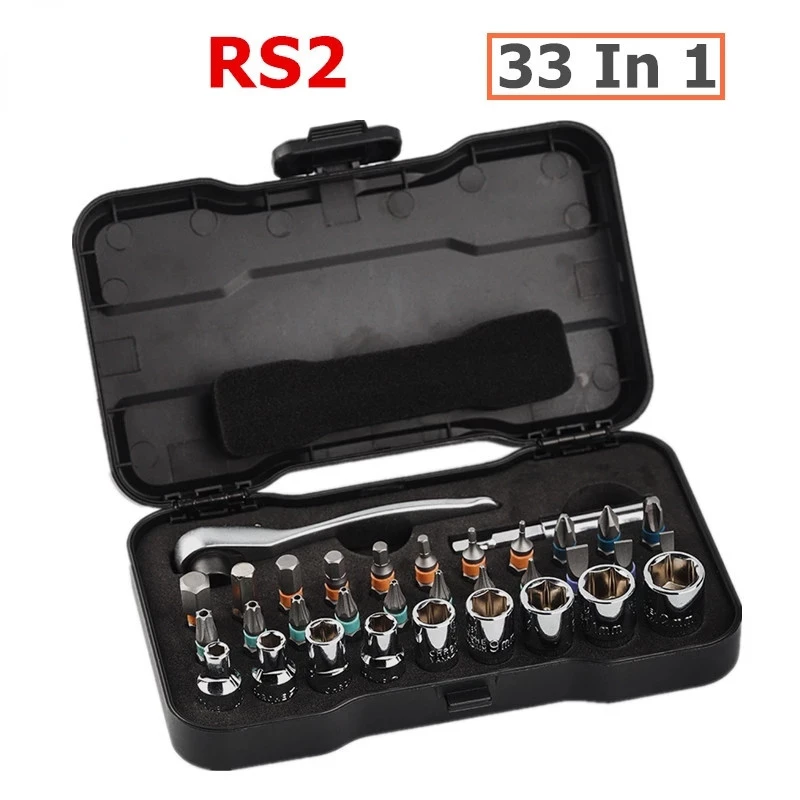 DUKA ATuMan RS2 33 в 1, универсальный гаечный ключ, Отвертка S2, Набор магнитных бит, Инструмент для ремонта дома 