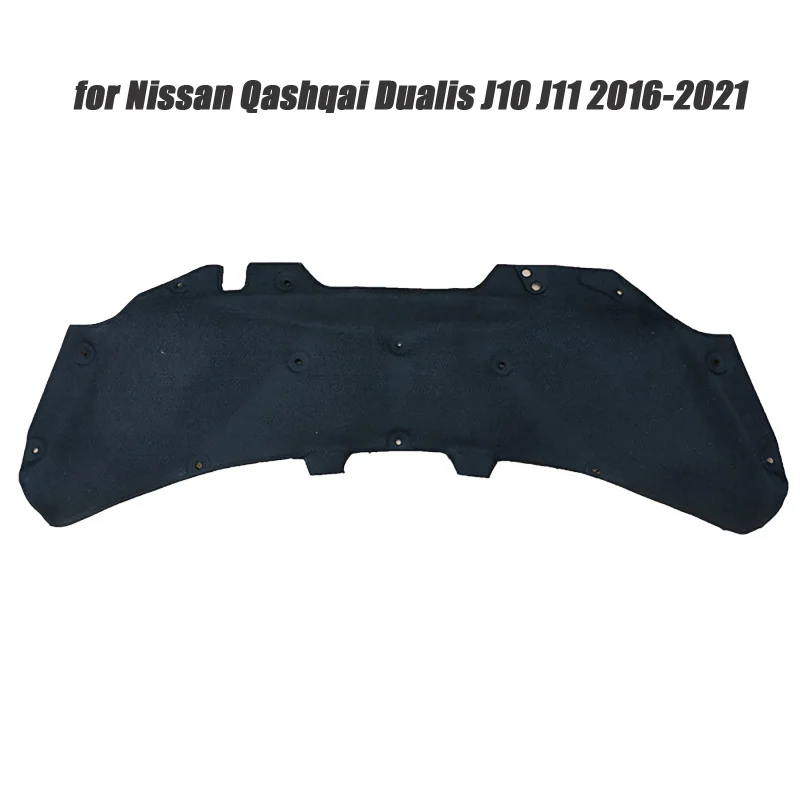 Автомобильный звуковой теплоизоляционный коврик для капота переднего двигателя Nissan Qashqai Dualis J10 J11 2016-2021